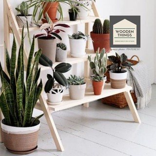  Rak  Kayu MINI  untuk Pot Bunga  Kaktus  Mini  dan hiasan 