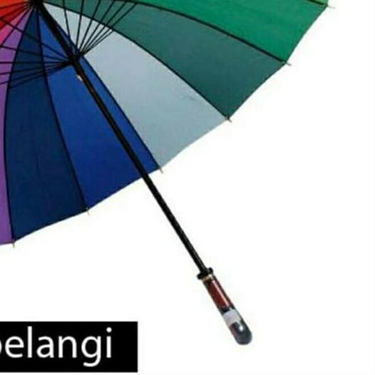 payung golf/payung pelangi/payung pelangi jumbo besar rainbow