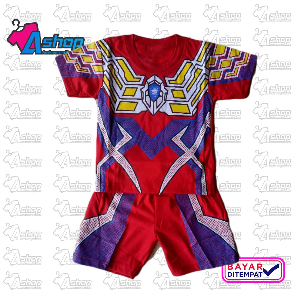 Baju Anak Setelan Ultraman