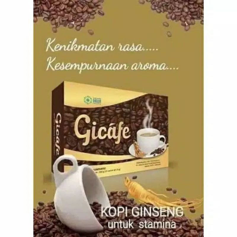 

GICAFE COFFEE HWI ORIGINAL 100% - KOPI GINSENG