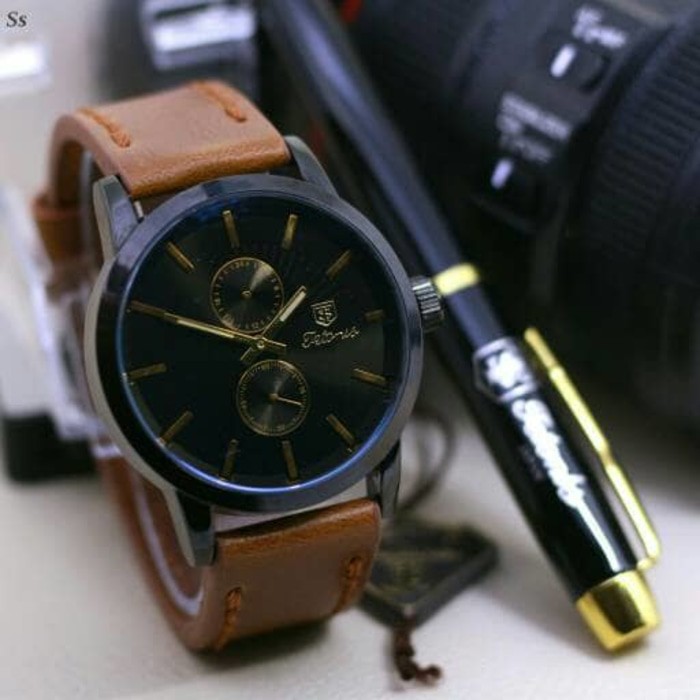 Jam Tangan Pria Original Tetonis 689-BW