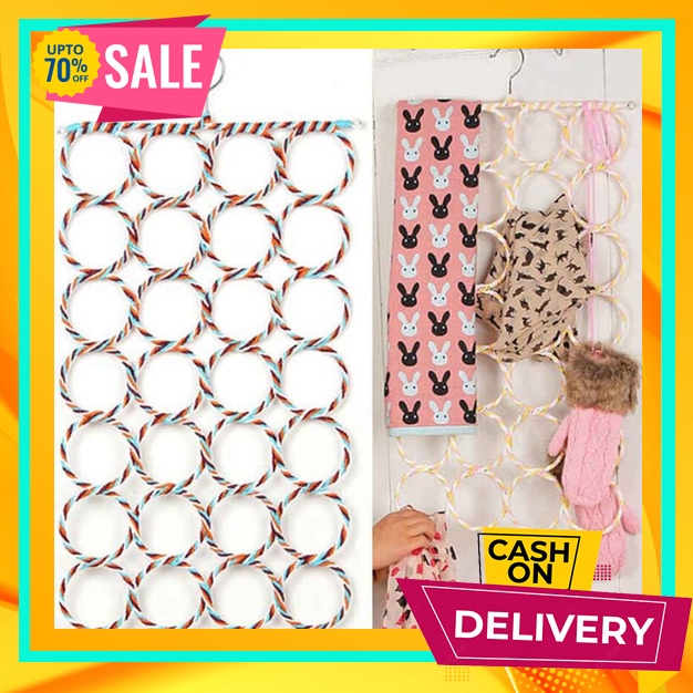 GREEN BOYS - Hanger Hijab - Rak Gantung Hijab - 28 Lubang - Minimaflis dan Kekinian