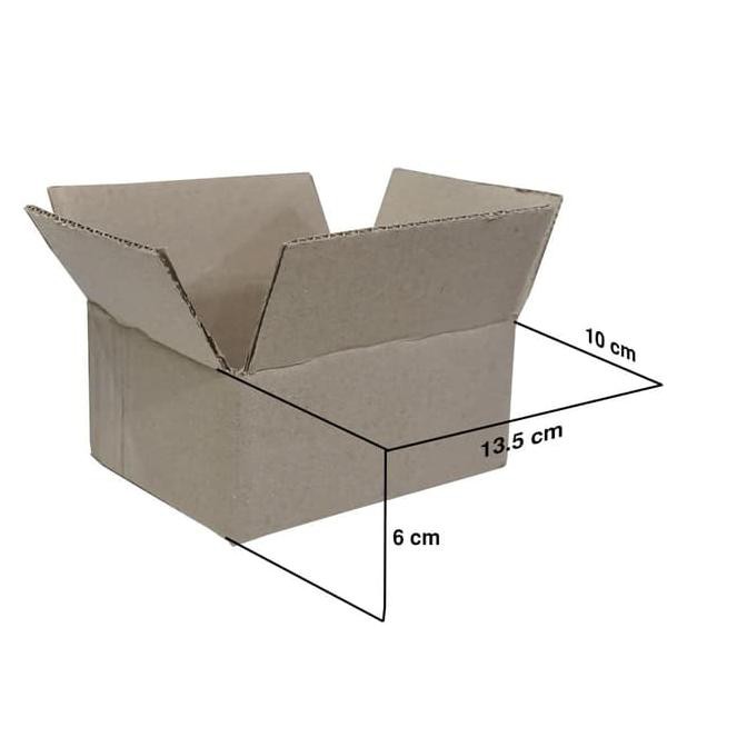 

NEW PRODUCT BOX / KARTON / KARDUS / DUS UKURAN 13.5X10X6 CM B-FLUTE M125X3 (12037) TERBAIK