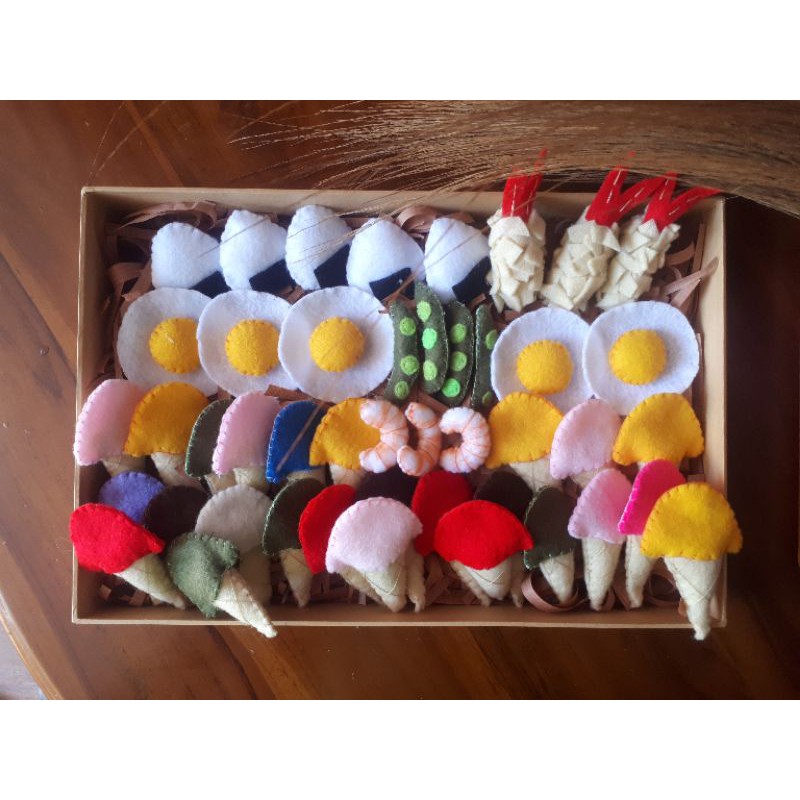 Suvenir flanel / suvenir replika makanan termurah