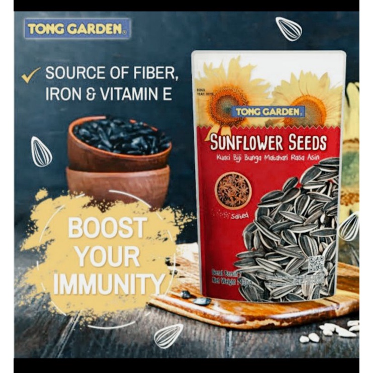 

Tong garden kuaci sunflower 130gr salt