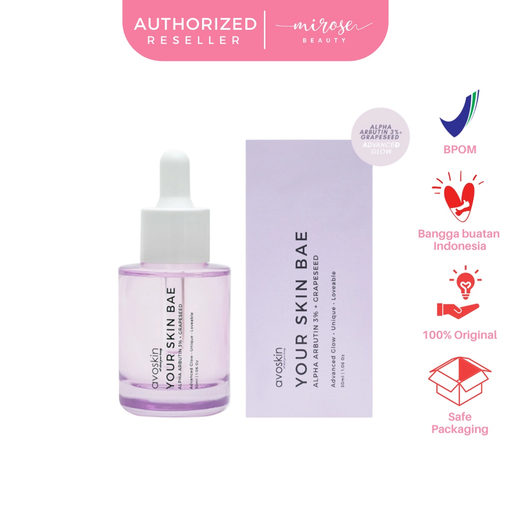 AVOSKIN YOUR SKIN BAE SERUM Alpha Arbutin 3% + Grapeseed