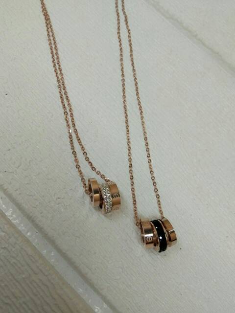 KALUNG TITANIUM WANITA / KALUNG CATIE* TITANIUM / KALUNG ASLI TITANIUM STAINLES STEEL