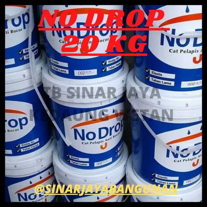 Jual No Drop Pail 20 Kg Warna Lengkap Cat Pelapis Anti Bocor Waterproofing Nodrop 20kg Avian 4966