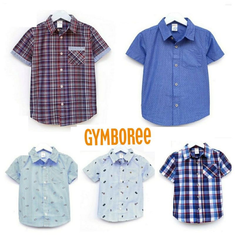 Kemeja anak import Branded , Kemeja anak laki laki pendek Sisa Export