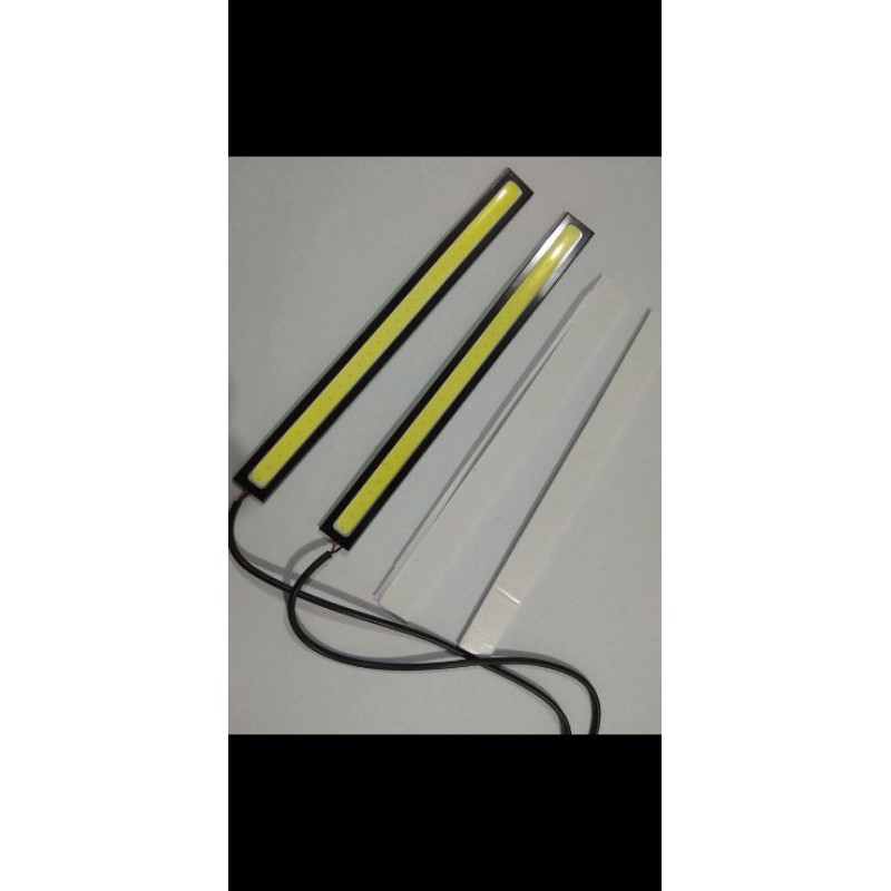 LED DRL 17cm Putih Mobil Motor / Lampu LED DRL 17cm Putih