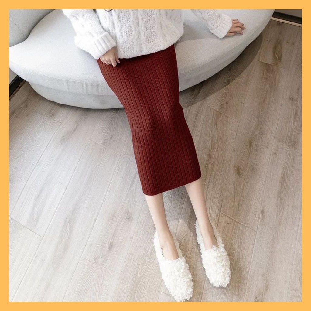 MIDI SKIRT WANITA / Rok Pendek Wanita / Rok Rajut Wanita / mini skirt / pakaia rajut wanita / Rok