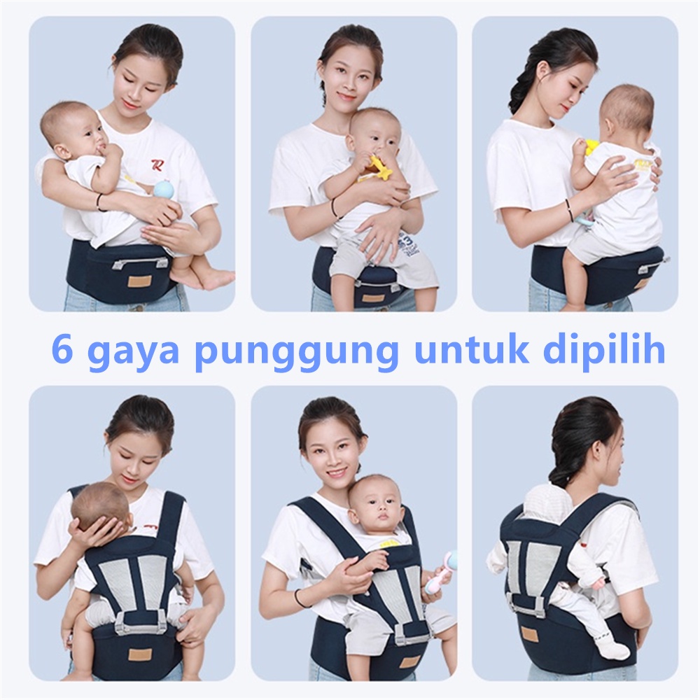 Gendongan Bayi 0-36 bulan / Gendongan Bayi Depan Hipseat / Baby Carrier / Hipseat Bayi Tuturul / Perlengkapan Bayi