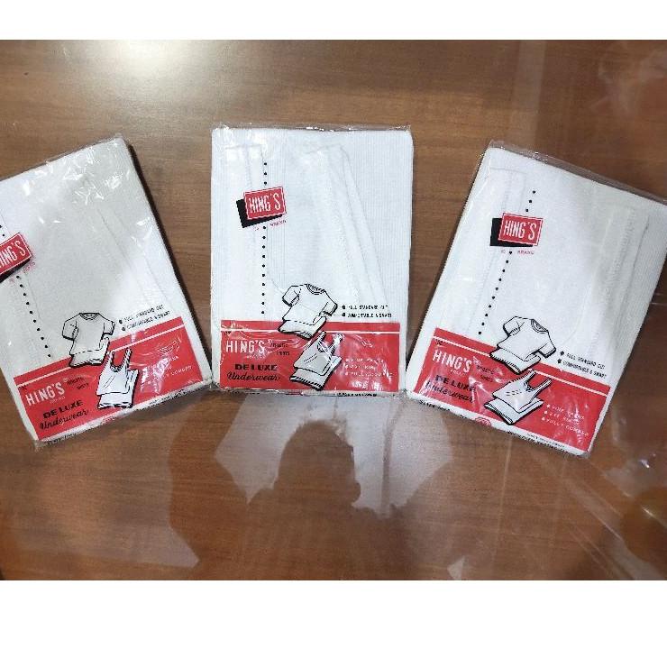 (BOOMING) SINGLET HINGS PRIA, SINGLET DEWASA SALUR / KAOS DALAM PRIA HING'S SINGLET HINGS MERAH/ KUT