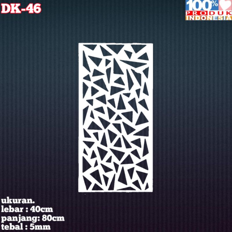 KRAWANGAN PVC BOARD / ORNAMEN PVC BOARD TEBAL 5MM / DK-46