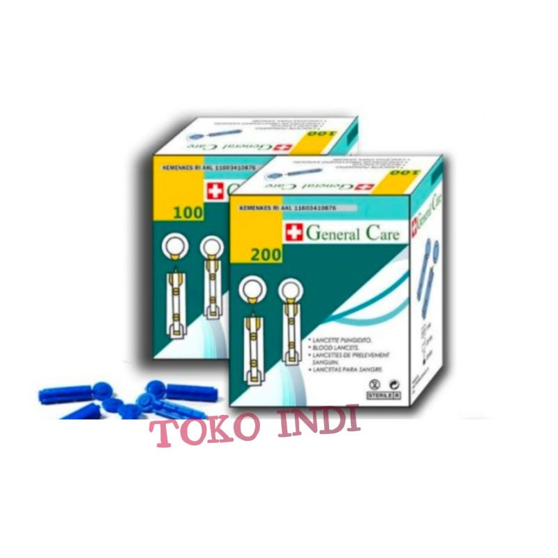 BLOOD LANCETS 21 G / Blood Lancets General Care no. 21G isi 100 pcs