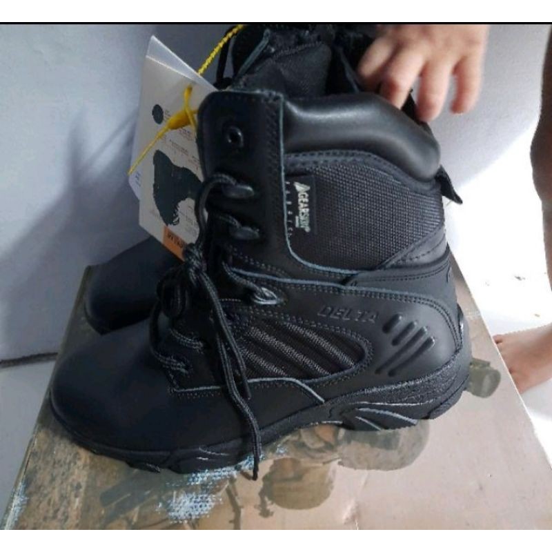 Sepatu PDL DELTA 8 inch original IMPORT, sepatu PDL TNI/POLRI