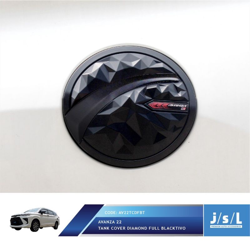 tank cover Avanza 2022 seri diamond &amp; diamond blacktivo jsl