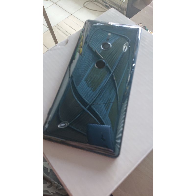 housing backdoor XZ2 premium bonus simtray fingerprint mulus 95%