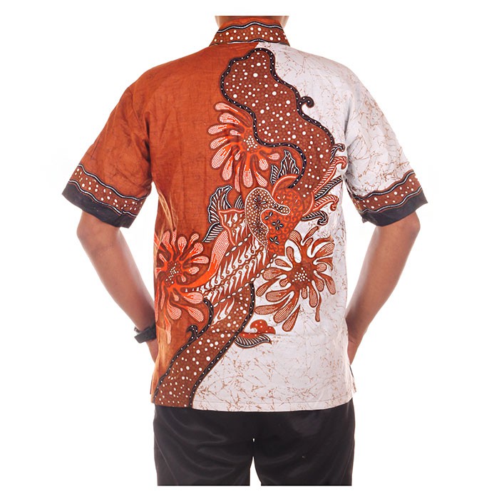 Kemeja Batik Riyan Coklat