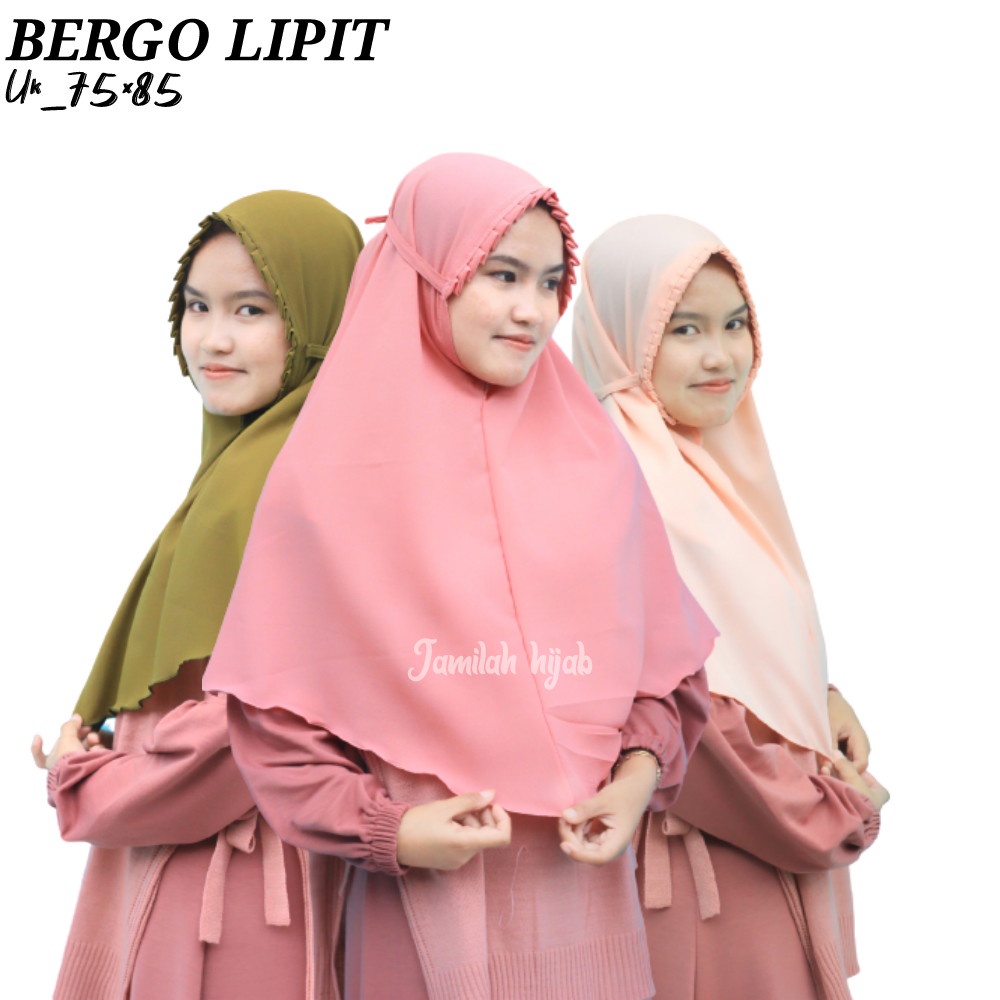 JILBAB INSTAN BERGO LIPIT ASQILA