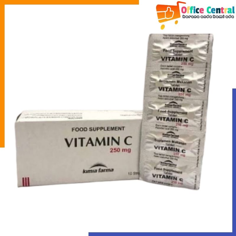 VITAMIN C 250MG KIMIA FARMA 1 BOX