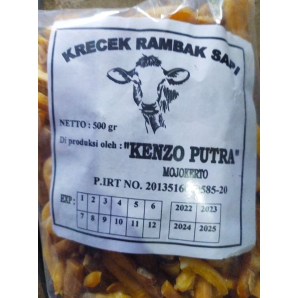 

Krecek rambak kulit sapi/stik panjang