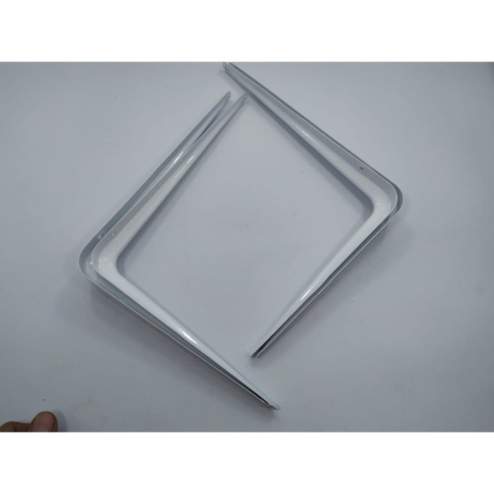 Siku Rak Putih 6&quot; x 8&quot; ( 150mm x 200mm ) Folding Bracket Per 1Psg