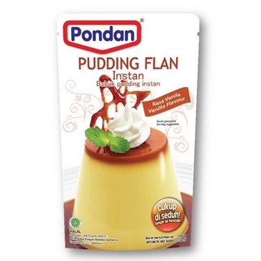 

Pondan Pudding Flan Instan 100gr Rasa Vanila Bubuk Pudding Instan Vanilla Flavour