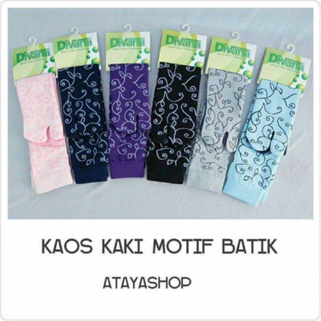  Kaos  kaki  motif batik  Shopee Indonesia
