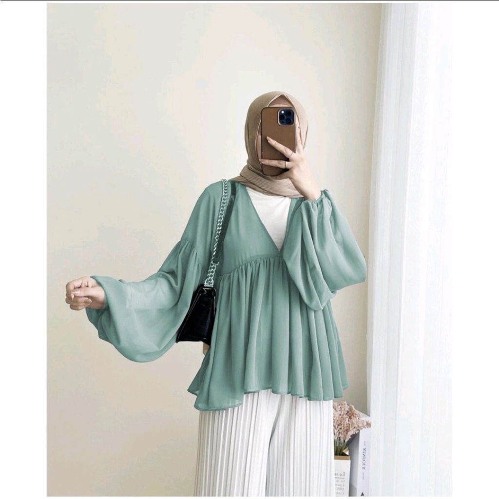 resha blouse / atasan basic outer