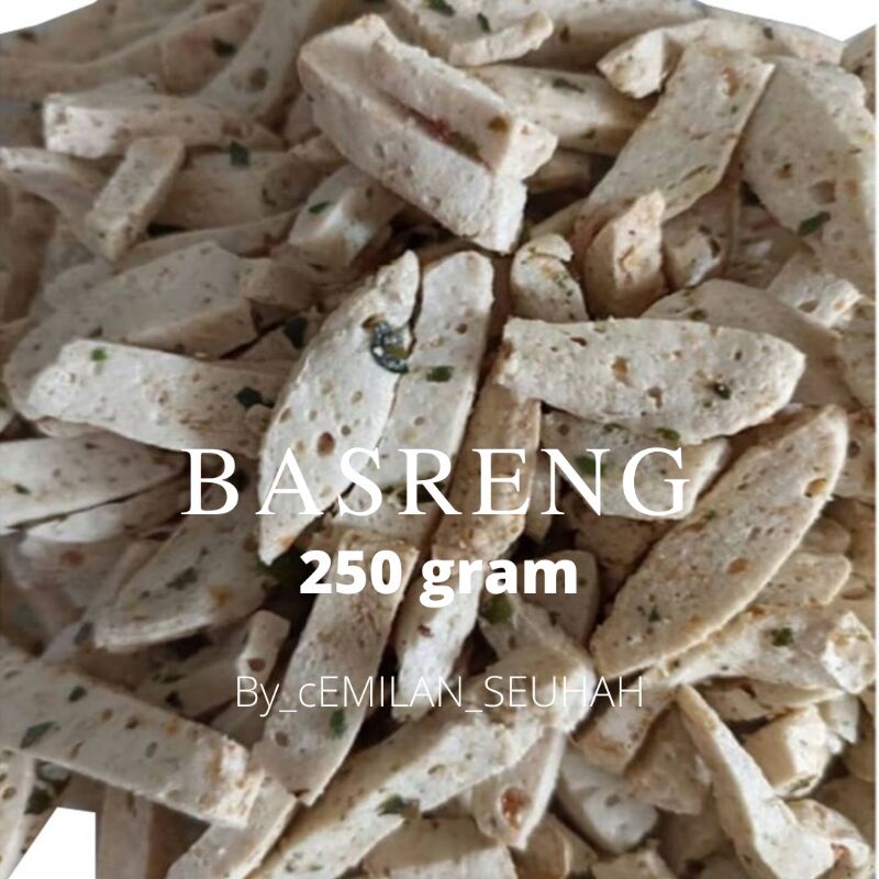 Basreng original daun jeruk isi 250gram