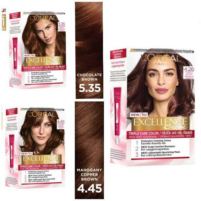  Loreal  Paris  Excellence Creme Hair Color Pewarna  Semir 