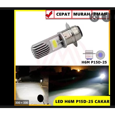 Bolham Lampu Headlamp Head Lamp LED Utama Motor Mobil D2 H4 Laser 2 Warna Putih Kuning Super Terang u