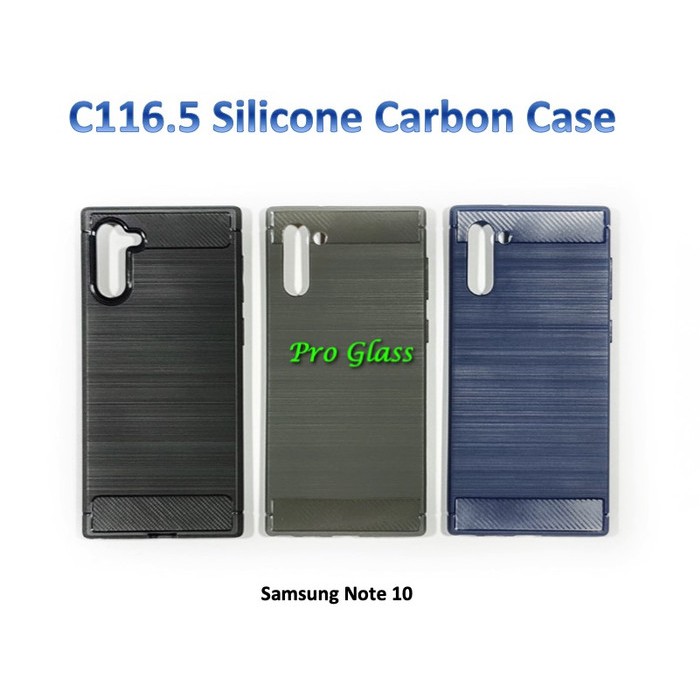 C116.5 Samsung Note 10 / Note 10 PLUS Premium Carbon Silicone Case