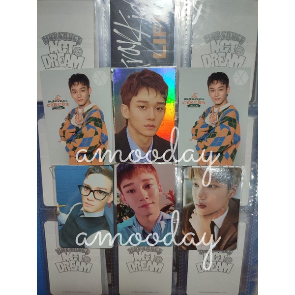[BACA DESC] PHOTOCARD OFFICIAL EXO CHEN NON ALBUM CBX MAGICAL CIRCUS JAPAN