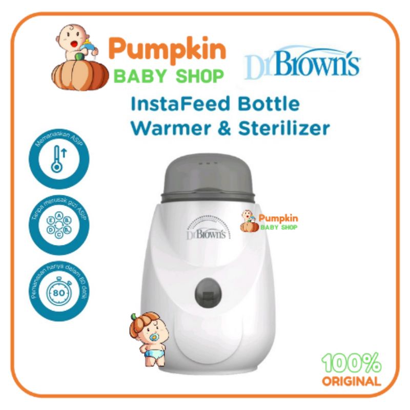 Dr Browns InstaFeed Bottle Warmer &amp; Sterilizer Penghangat Susu - AC185