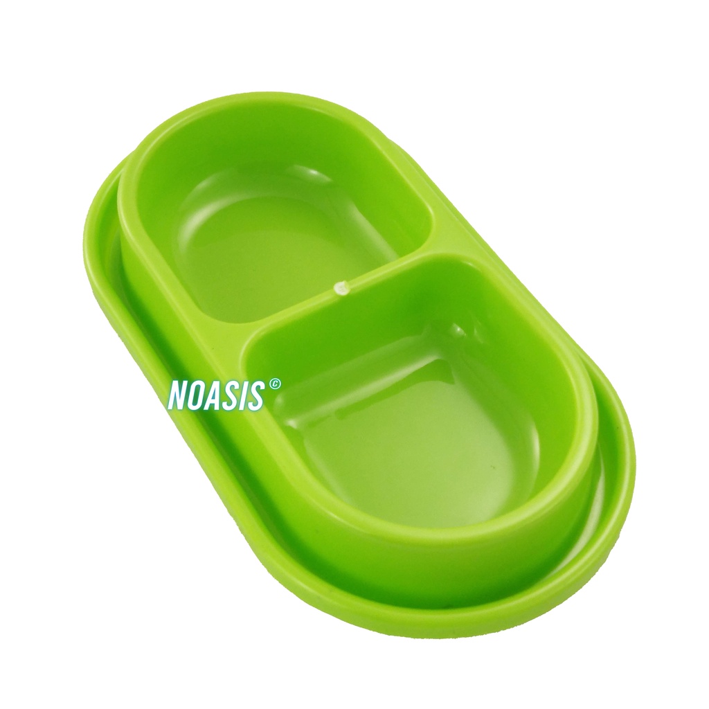 Tempat Makan Kucing &amp; Anjing Besar 2 Space Tempat Makan Anti Semut Double Pet Bowl Food Bowl