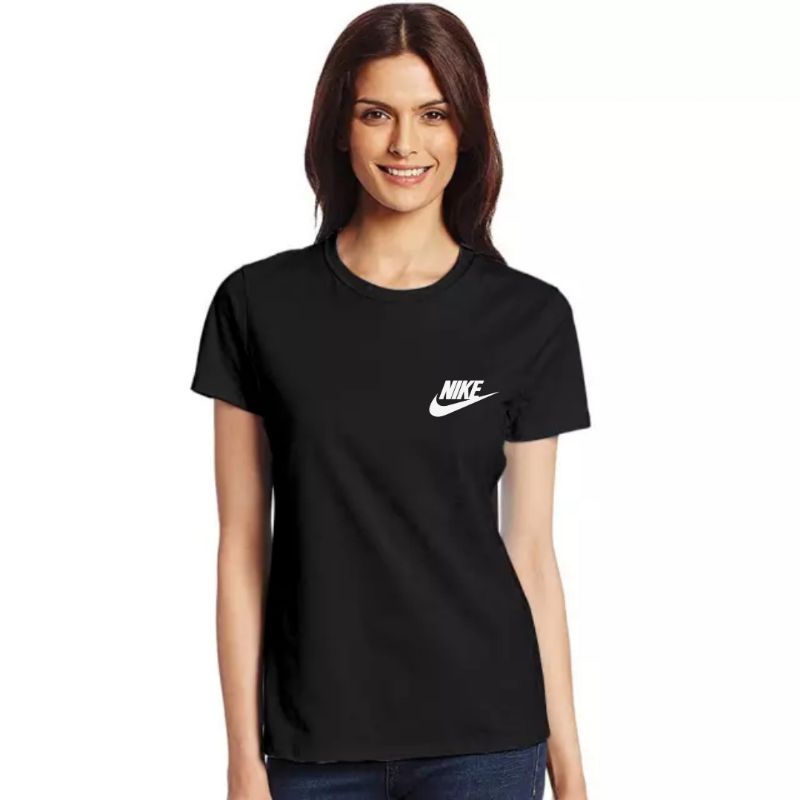 Baju Cewek Logo Kaos Oblong Lengen Pendek Wanita Kaos Distro Cewek Tshirt Women Fashion Cewek