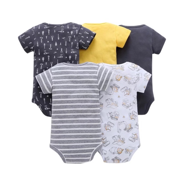 [ISI 5] | PAKAIAN BAYI [Kualitas Impor] BAJU ANAK JUMPER JUMPSUIT ROMPER LAKILAKI ZF A