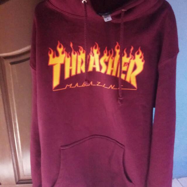 Thrasher flame hoodie