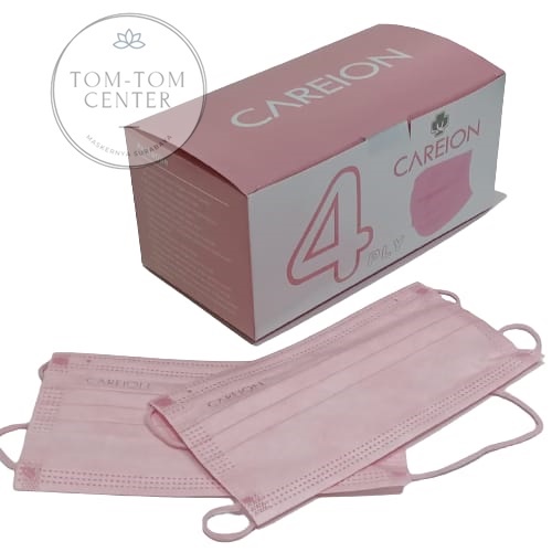 (Careion) Masker Medis 4Ply Careion Premium Warna Warni Isi 50Pcs