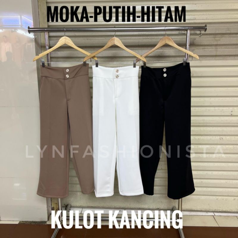 LYNFASHIONISTA-KULOT HIGHWAIST JUMBO ALLSIZE BIGSIZE/KULOT CUTBRAY MURAH/SCUBA PANTS BASIC PREMIUM MELAR STRETCH