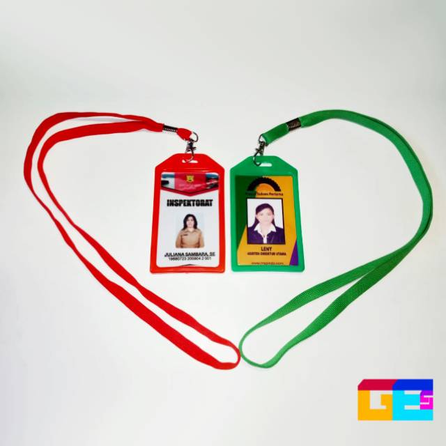 

Cetak Id Card +Tali Sepatu + Case Transparan/ Warna