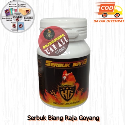Serbuk Biang Racikan Herbal Pakan Lovebird RG Raja Goyang Original 100% Serbuk Campuran Pakan Lovebi