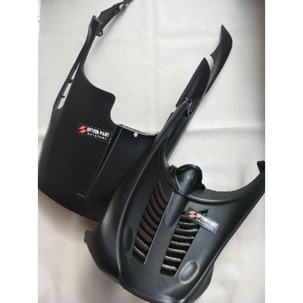 dek kolong + dek paruh mio sporty / smile ( hitam )