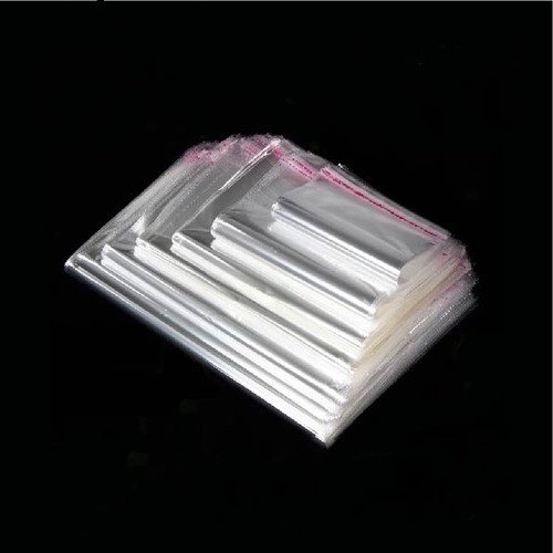 Plastik OPP Seal Lem Plastik Baju Bening Plastik Packing Online Shop 100 pcs