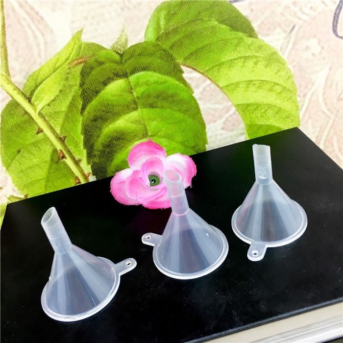 CMI corong kecil plastik mini pengisi cairan botol air essential oil