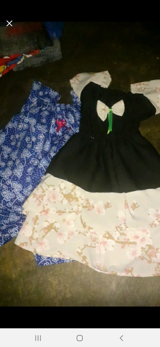 Dress Pita Susun Anak Dress Batik Anak 1 2  Tahun Murah Meriah