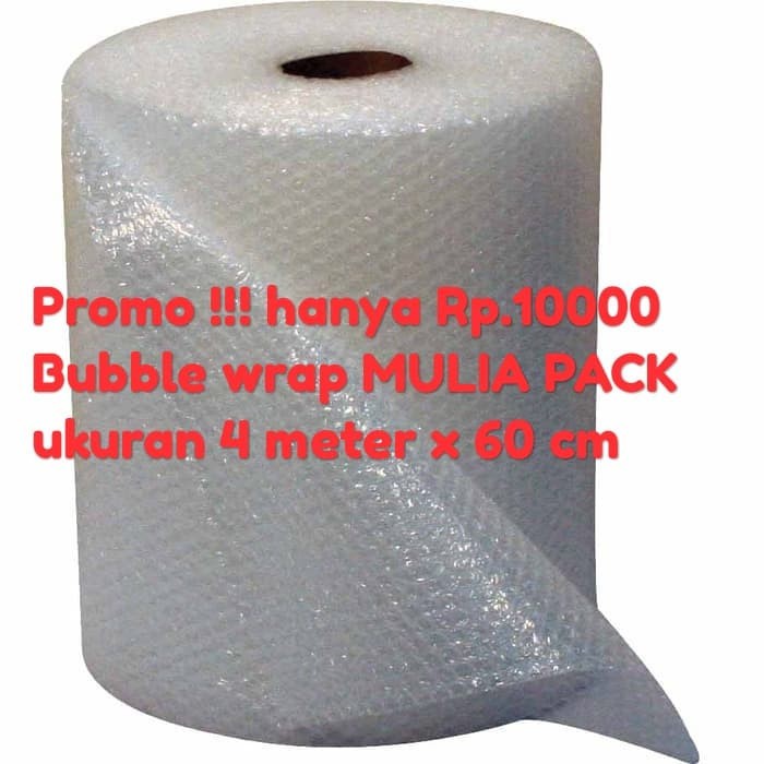 

TERLARIS! - BUBBLE WRAP 4 METER X 60 CM /BUBLE WRAP MULIA PACK BUNGKUS KEMASAN