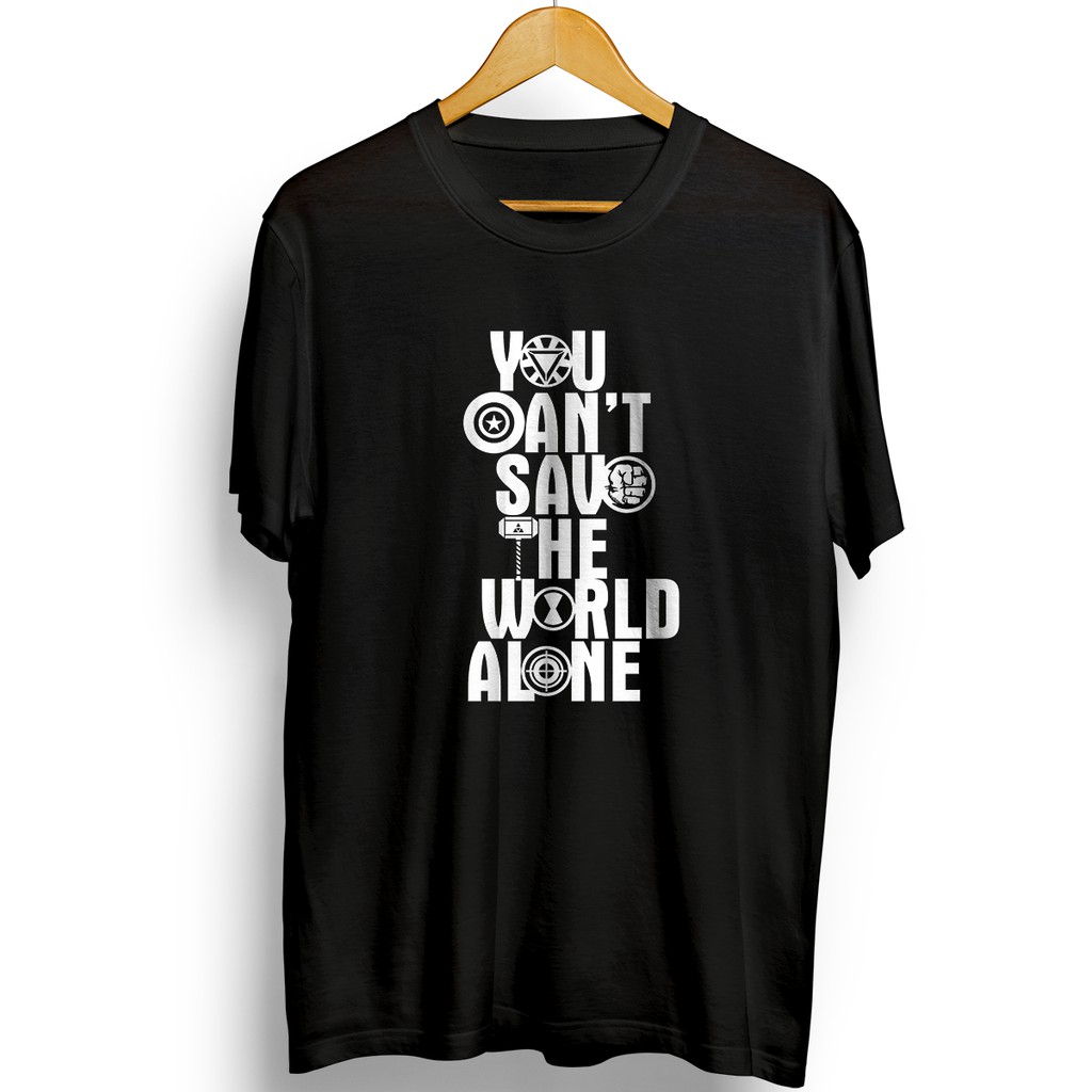 Kaos Distro Superhero Save TheWorld - SU316STWD